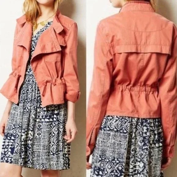 Anthropologie Jacket Hei Hei Anorak Drownsting - Picture 1 of 6